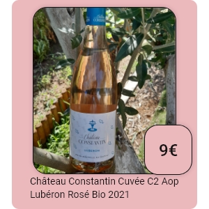 Château Constantin Cuvée C2 Aop Lubéron Rosé Bio 2021