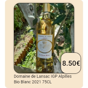 Domaine de Lansac IGP Alpilles Bio Blanc 2021 75CL