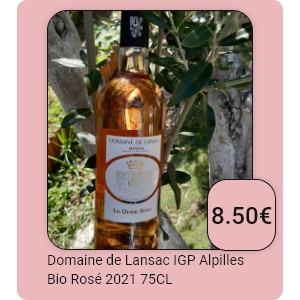 Domaine de Lansac IGP Alpilles Bio Rosé 2021 75CL