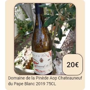 Domaine de la Pinède Aop Chateauneuf du Pape Blanc 2019 75CL